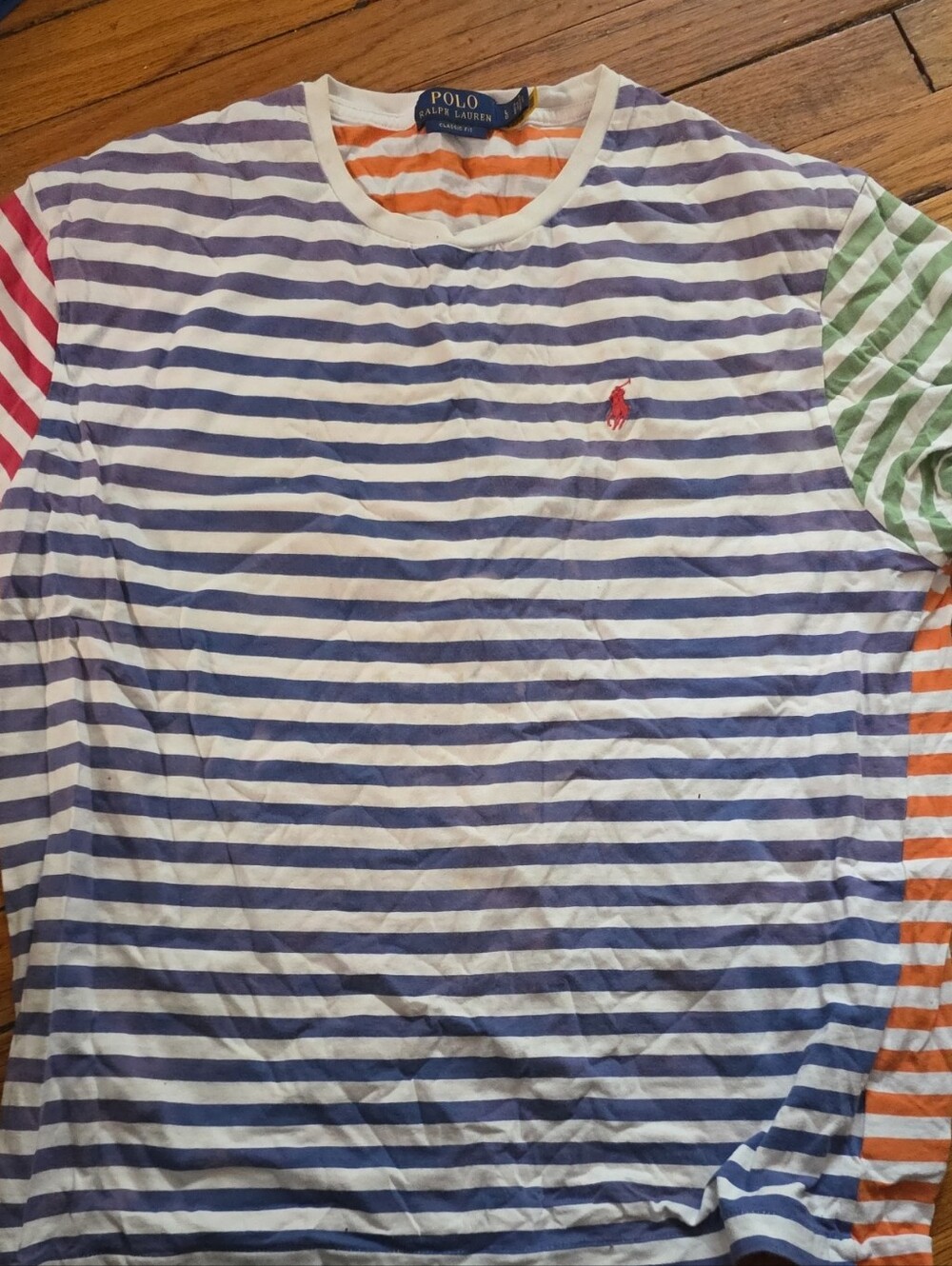 Polo by Ralph Lauren Multicolor Striped Crewneck Tee